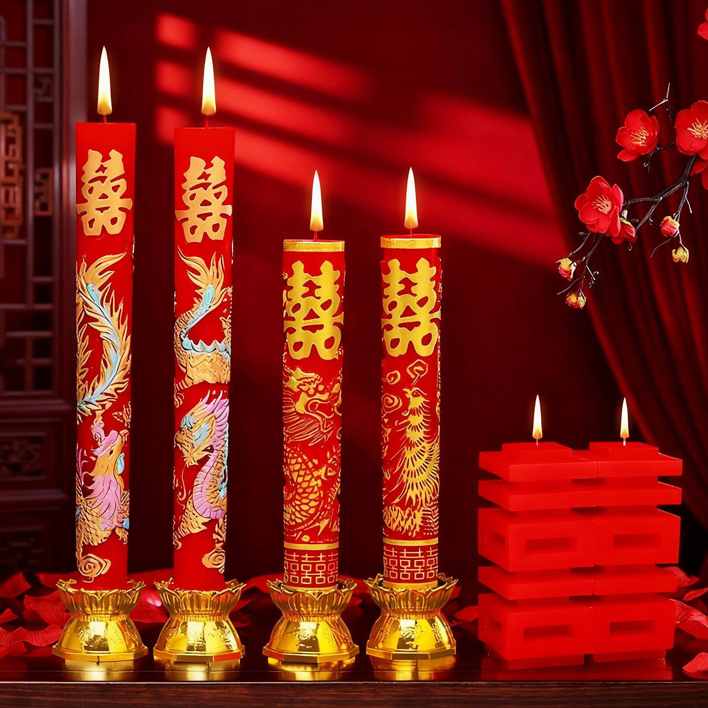 蜡烛结婚一对龙凤喜烛婚礼喜字婚房装饰红色洞房花烛婚庆用品大全,节庆用品/礼品,蜡烛,淘宝优惠券,粉丝福利购,淘宝优惠卷