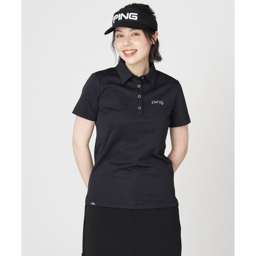 日本26年春夏PING女士高尔夫服装弹力修身速干时尚舒适短袖POLO衫