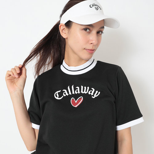 日本26春夏Callaway卡拉威女士高尔夫服装吸汗弹力舒适易打理短袖