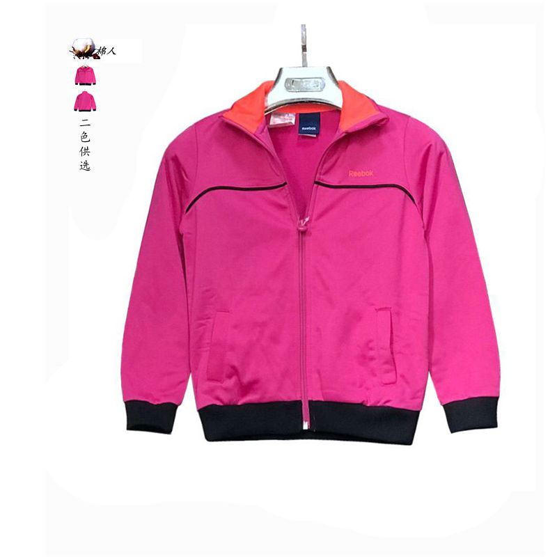 女童外套春秋立领拉链开衫休闲上装儿童速干运动卫衣2件包邮032