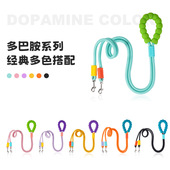 新款 狗狗一拖二双头牵引绳防爆冲防挣脱可斜挎拴狗绳套脖遛狗神器