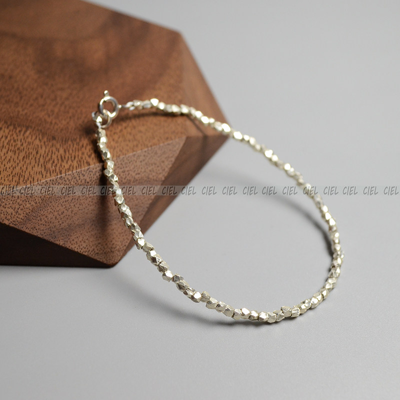 ciel原创手工泰国925切角手链