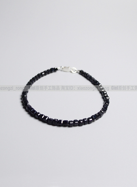 Ciel情侣黑碧玺原创显白手链