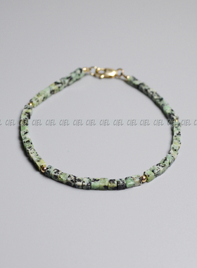 手工脚链极细原创设计绿松石女