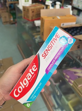 越南高露洁 sensitive pro-relief 专效抗敏美白牙膏110克无塑封