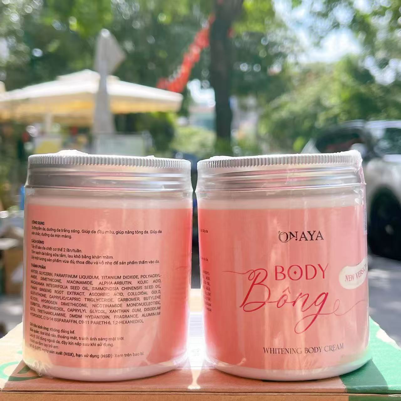 原装正品 越南 身体乳枚白霜 kem Body bong 250 gr trang manh