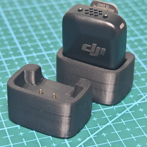 3D打印micmini配件 DJImini麦克风磁吸充电坞 第三方磁吸充电底座