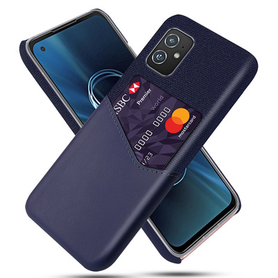 适用华硕zenfone8手机壳布纹插卡