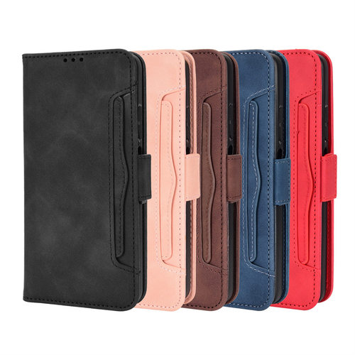 适用小米PocoX4Pro多卡槽皮套