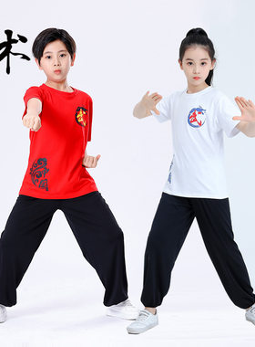 儿童灯笼裤短袖功夫练功服