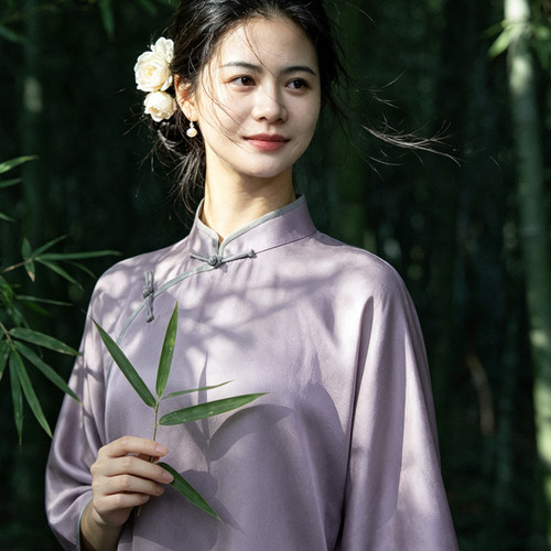 【云裳梦】新中式国风薄款立领汉服女士日常上衣260403L