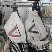 Lining李宁腰包CBA联名防泼溅胸包单肩包小挎包ABSU287 ABLT109