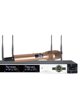 飞普特Paiyermic一拖二U段真分集 P708D 无线手持 头戴麦克风