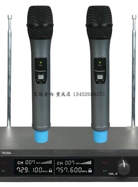 飞普特Paiyermic一拖二PV20带显示迷你机型  无线手持麦克风