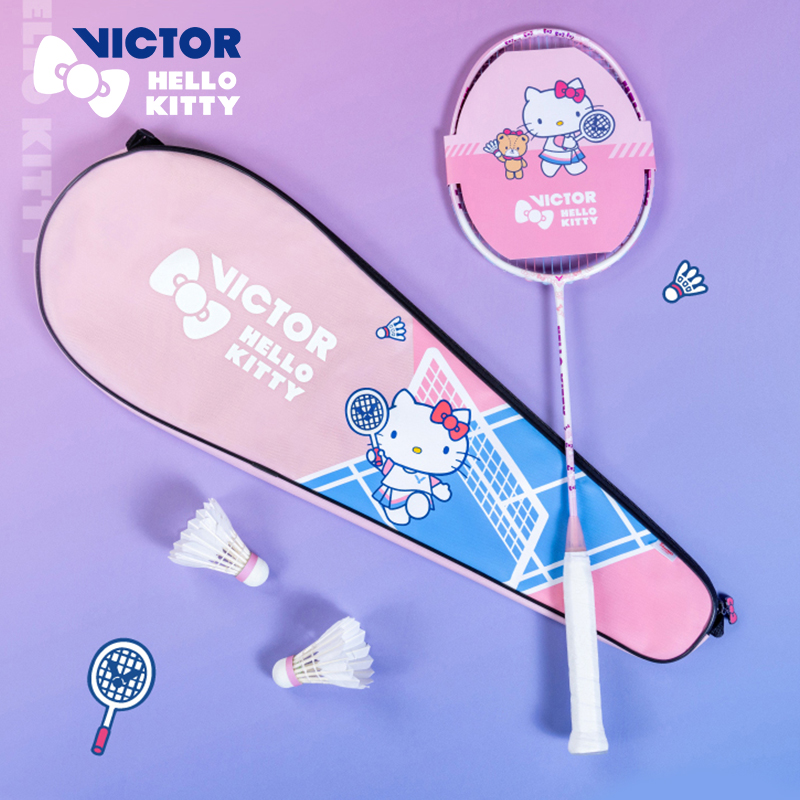 victorhellokitty联名羽毛球拍