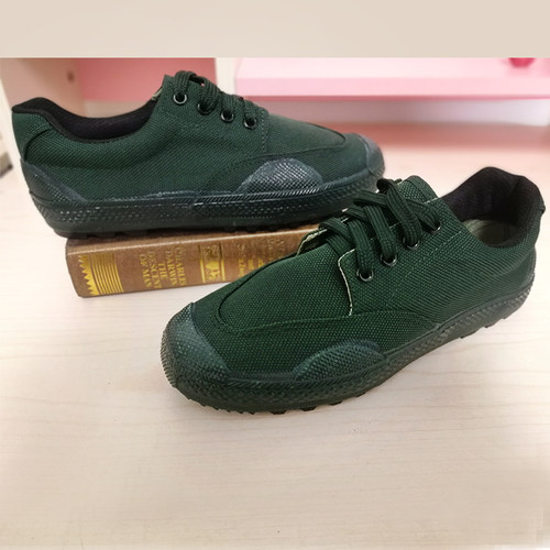 搏峰体能训练解放鞋军绿耐磨