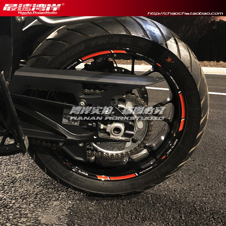 最速湾岸适用于满贴型轮毂贴纸