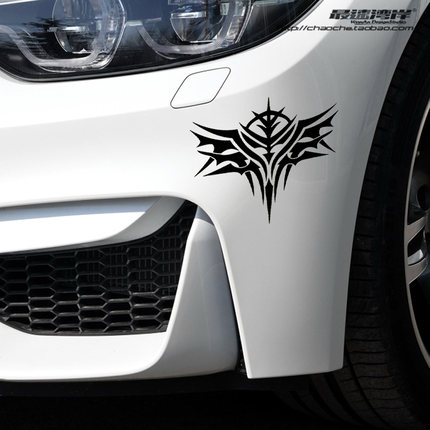 最速湾岸车贴动漫卡通贴纸汽车装饰贴机动高达ZEON涂装标志反光贴