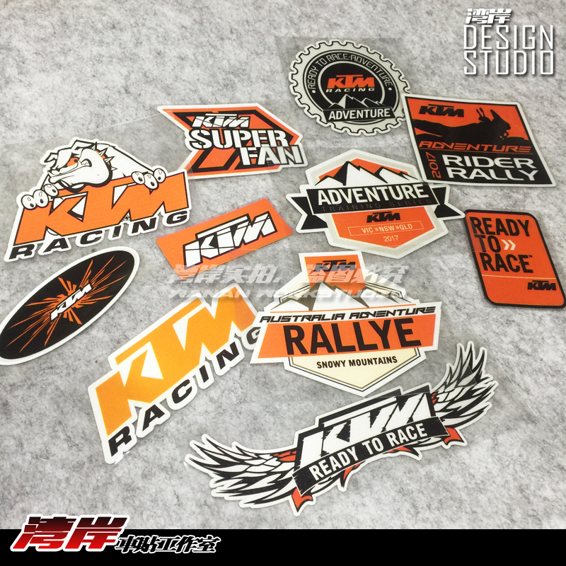 最速湾岸车贴 橙色激情1290ADV 1190 690 1090DUKE边箱贴纸风挡贴
