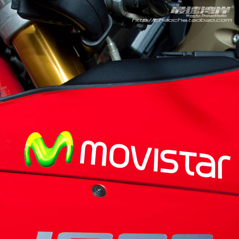 机车赞助商贴纸标志