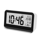 触碰按键贪睡 温度床头钟 三组聪明灯闹钟 中文星期显示时钟