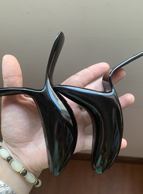 天然正宗黑水牛角尖三角雀按摩器点穴棒大雀鸟足底按摩按压点按穴