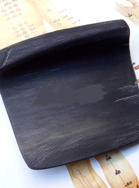 黑水牛角刮痧板原料天然瑕疵背部身体加大粗胚料半成品自然弧形板