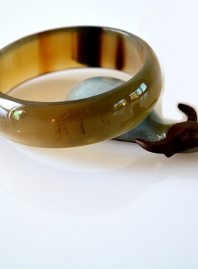 手镯牦牛角镯子男女宽民族风饰品精美手工制作送闺蜜女友生日礼物