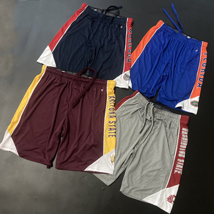 续2 轻薄款 NCAA美式男子速干篮球短裤 宽松健身跑步运动投篮短裤