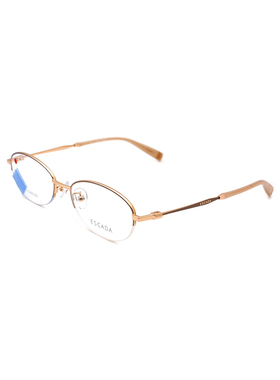 ESCADA爱思卡达眼镜架时尚半框纯钛小脸女士眼镜框可配镜ES1008T