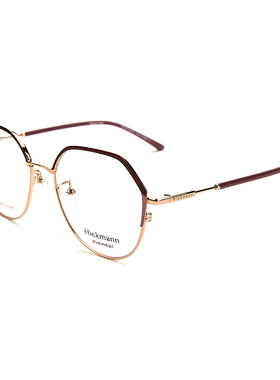 真品Hickmann海歌漫眼镜架 全框时尚复古简约潮款镜框男女HIC1116