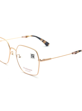 海歌漫眼镜框复古设计多边形圆脸女时尚男眼镜架HIC1062