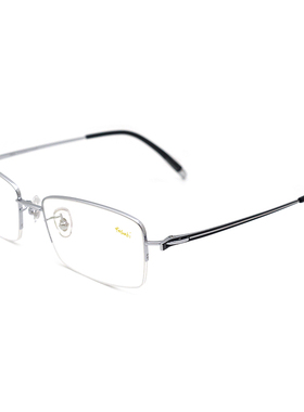 KASUBI卡苏比眼镜框纯钛男商务半框可配高度数近视眼镜架K99066