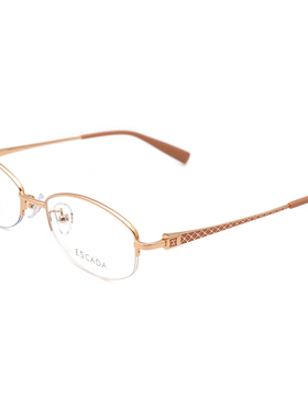 ESCADA爱思卡达眼镜架时尚半框纯钛小脸女士眼镜框可配镜ES1004T