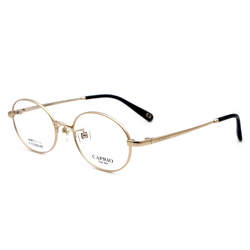 CAPRIO卡佩罗眼镜架日本男女士简约全框钛材超轻近视眼镜框CA1446