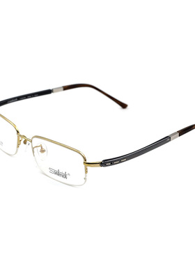 sandwich三文治男女时尚近视眼镜架纯钛超轻半框商务镜框配镜S869