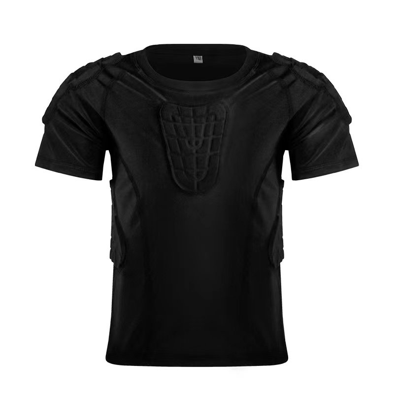 橄榄球防撞服运动护具守门员服装训练紧身衣护甲衣