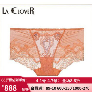 爱慕蕾丝女士平角内裤 LC23JL1 LACLOVER兰卡文自由女神 高端限定