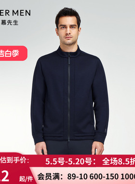 爱慕先生23AW城市休闲外穿男士秋冬中厚立领开衫拉链外套NS81K321