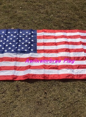 4号美国刺绣旗星条旗牛津布料美国国旗90*150cm3*5FT USA FLAG