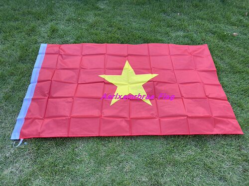 4号世界各国旗帜 涤纶布90x150越南国旗 Vietnam Flag