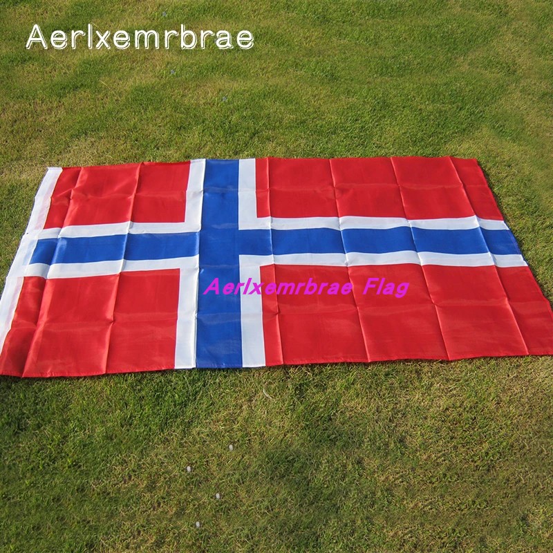 4号涤纶挪威国旗90x150春亚纺世界各国国旗 Norway Flag