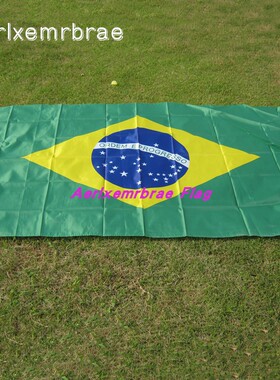 巴西国旗90x150cm 四号涤纶春亚纺巴西旗帜  Brazil Flag