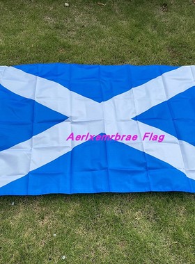 四号国庆节日旗帜 涤纶布90x150cm苏格兰国旗 Scotland Flag
