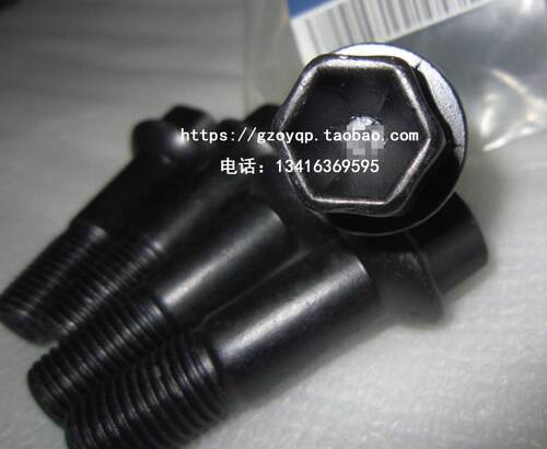 适用奔驰轮胎螺丝C180E200CLS260B200 SLK300GLK350S400ML500螺栓