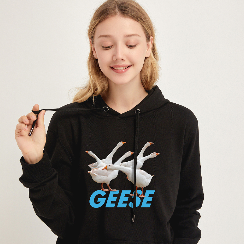 一杠2周文化宽松百搭连帽卫衣