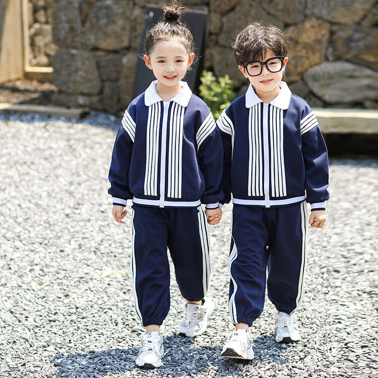 幼儿园园服春秋款套装藏青耐脏休闲秋季儿童运动服小学生班服校服