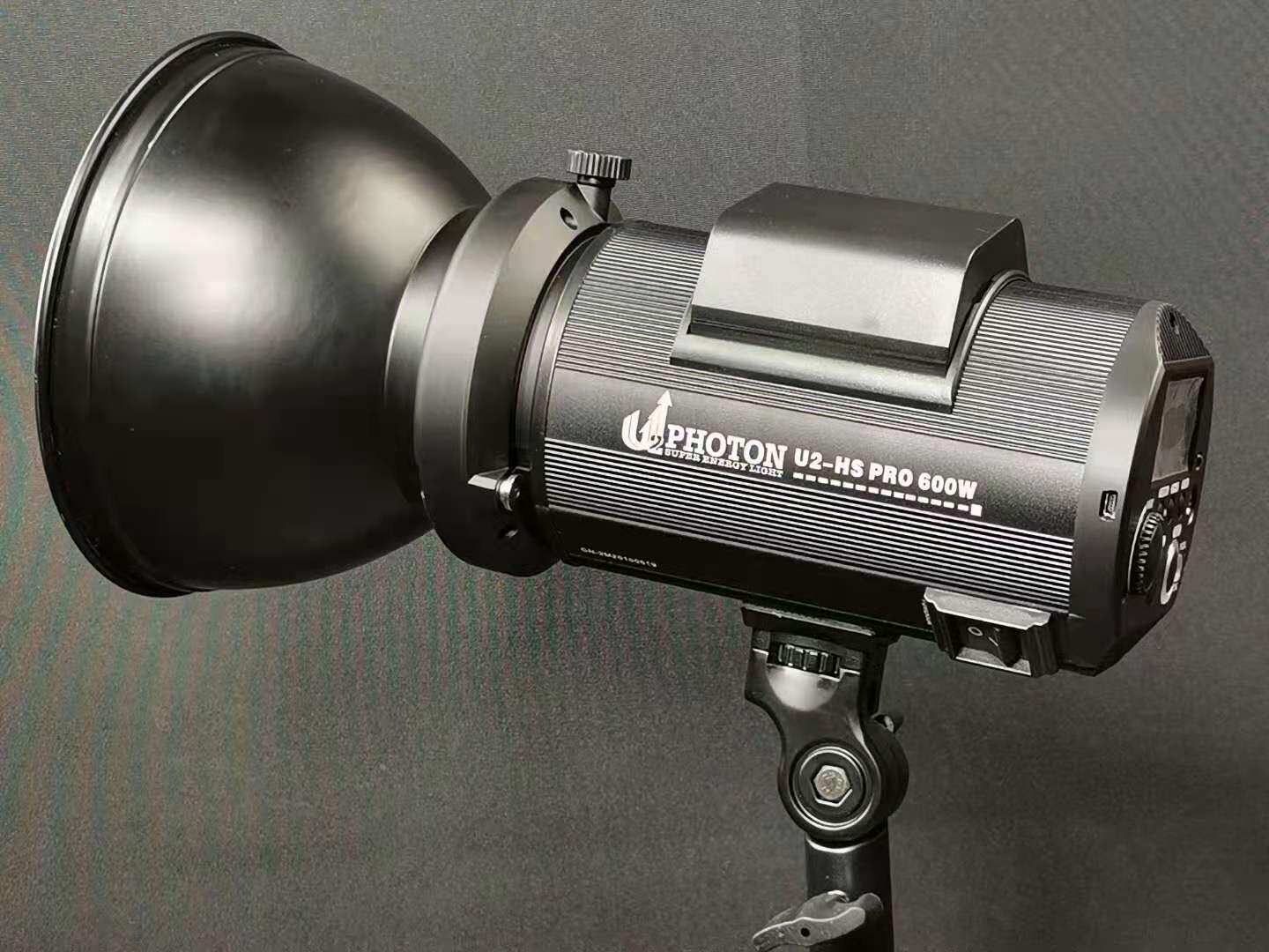 U2-HS PRO 600w高速一体式外拍灯 1/8000S同步小巧便携LED造型光