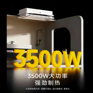 博尔美照明新款多功能风暖浴霸冷风换气照明卫生间铝扣板吊顶嵌入