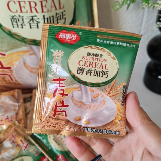 福事多加钙麦片500g即食代餐